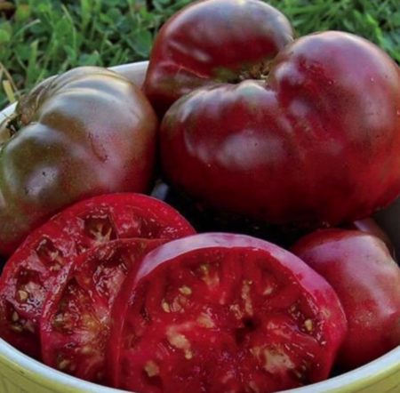 Black krim tomato seeds from Fuschia Design Shop